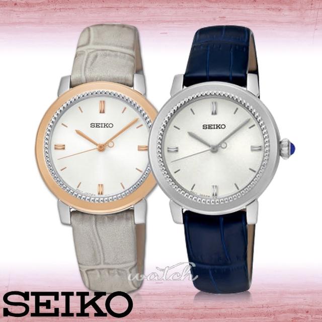 【SEIKO 精工】新品上市_簡約優雅指針型_女錶(SRZ451P1/SRZ452P1)新品上市