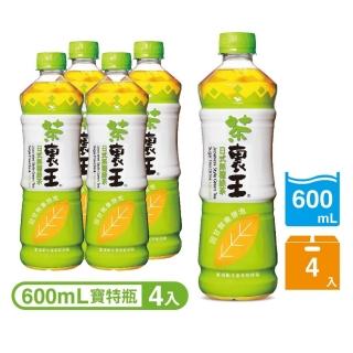 【茶?王】日式無糖綠茶600ml 4入/組(健康食品調節血脂功能認證)