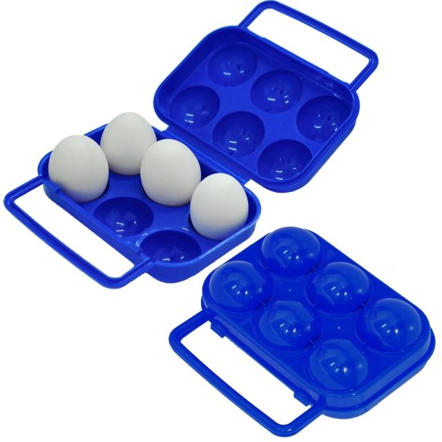 【迪伯特DIBOTE】出便攜蛋盒/雞蛋收納盒-6顆裝(2入組)網路狂銷
