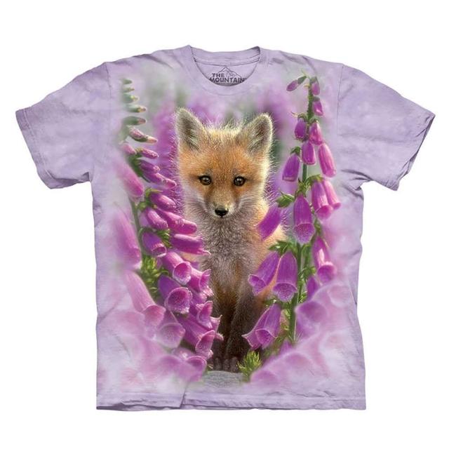 【摩達客】美國進口The Mountain 狐狸之花 純棉環保短袖T恤(預購)網友推薦