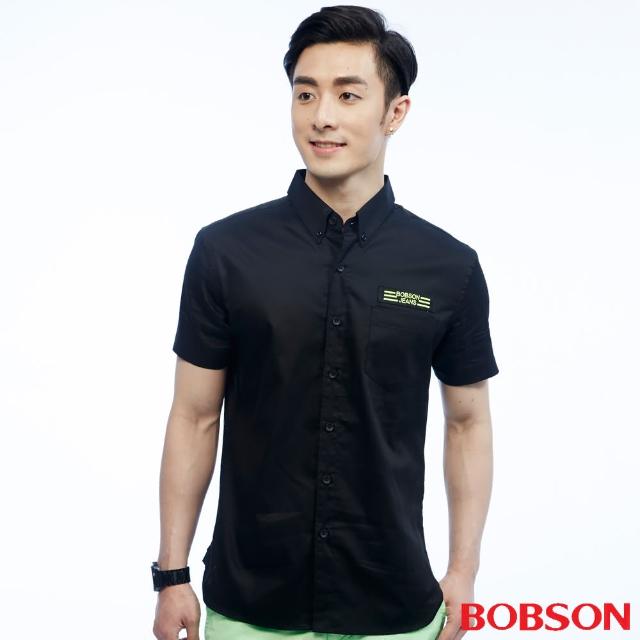 【BOBSON】男款素面襯衫(黑25041-88)哪裡買
