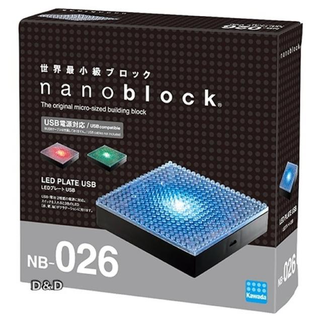 【Nanoblock 微小積木】三色 LED 燈底座 - USB(NB-026)推薦