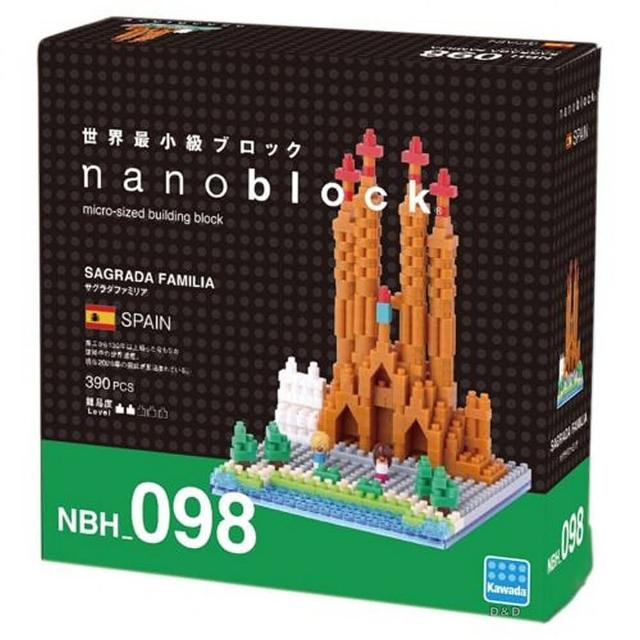 【Nanoblock 微小積木】西班牙 - 聖家堂(NBH-098)試用文