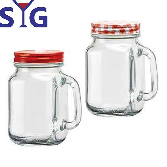 【SYG】吸管洞梅森杯玻璃罐500ml(二入組)網友評價