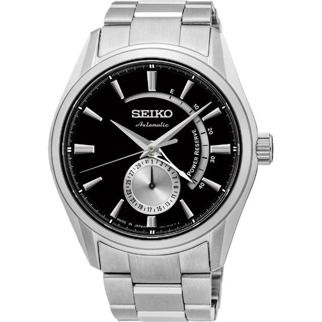 【SEIKO】PRESAGE 4R57 動力儲存機械腕錶-黑/42mm(4R57-00A0D  SSA305J1)秒殺搶購