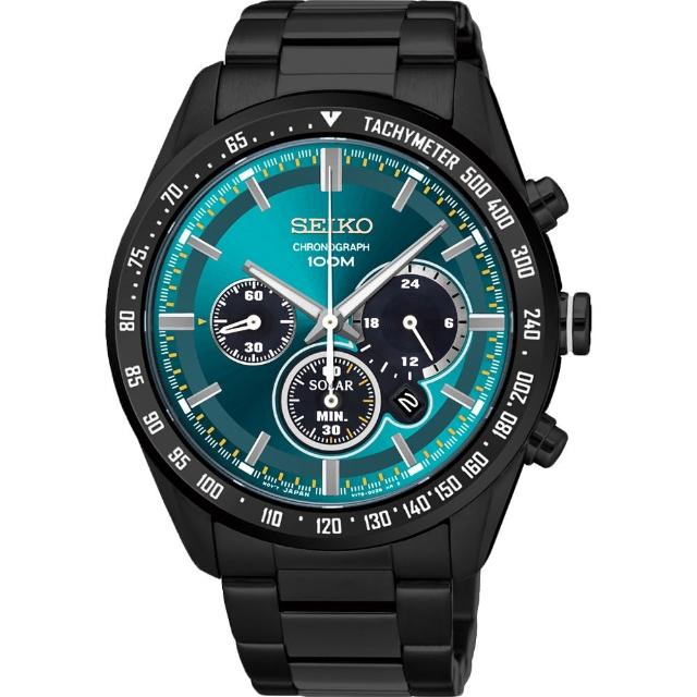 購買【SEIKO】Criteria 極速風暴太陽能計時碼錶-綠x黑/42mm(V175-0DK0L  SSC475P1)須知