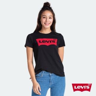 【LEVIS】女款 短袖T恤 / 經典Logo / 黑 長青基本款 人氣新品