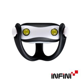 【INFINI】I-203W 2白光LED悟空燈警示前燈(黑色)