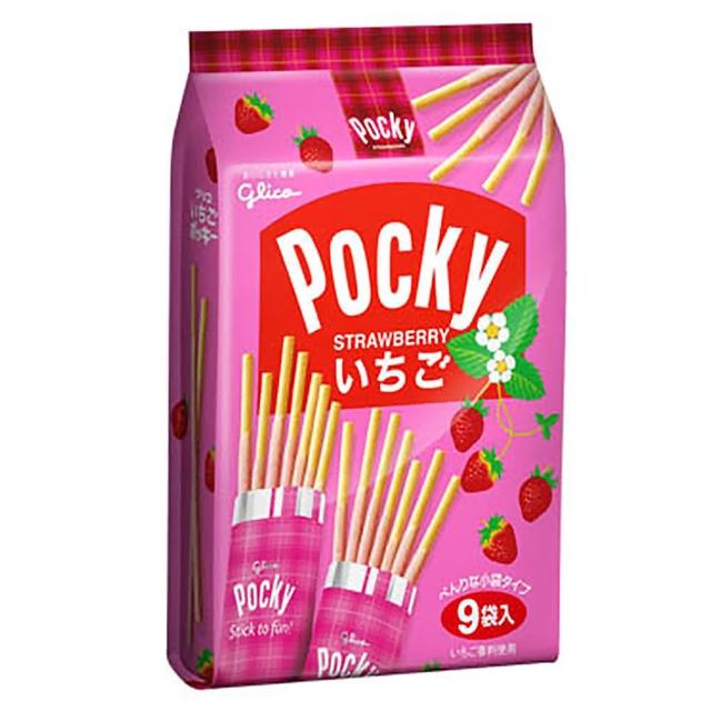 【Pocky格力高】9袋入百琪草莓棒(122.4g)站長推薦