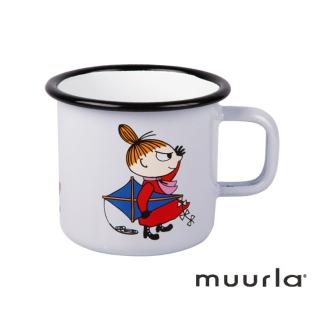 【芬蘭Muurla】淘氣小不點琺瑯馬克杯-淡紫370ml(muurla moomin 嚕嚕米 琺瑯杯 咖啡杯)