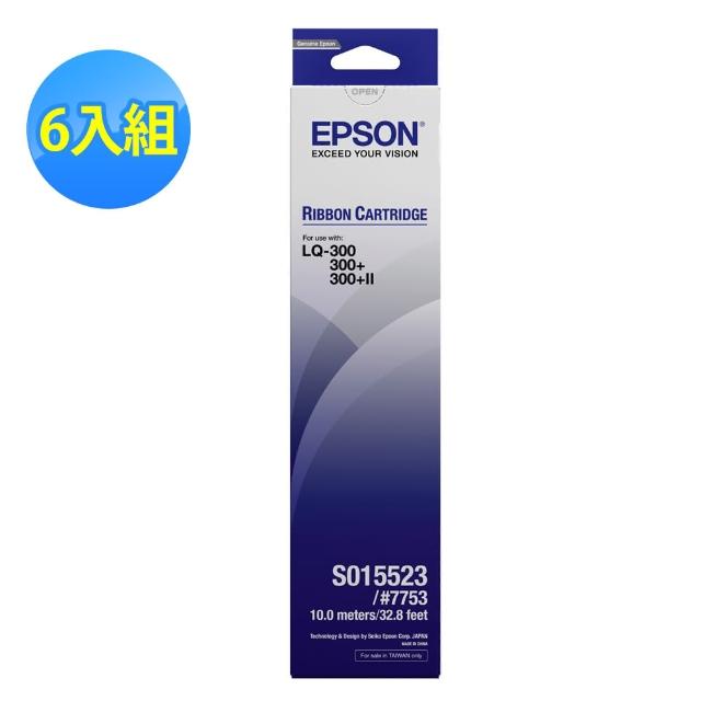 【EPSON】原廠色帶 S015523 六入組(LQ-300/300+/300+II)網友評價