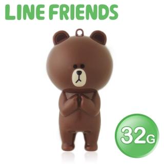 【LINE FRIENDS】32GB 立體造型隨身碟-熊大(WH-LN223B)