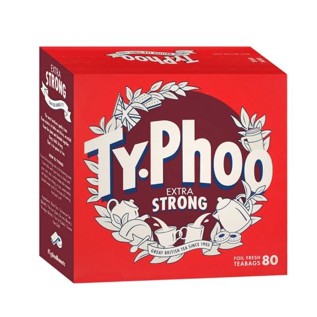 【Typhoo】特濃紅茶80入-裸包(英式紅茶)