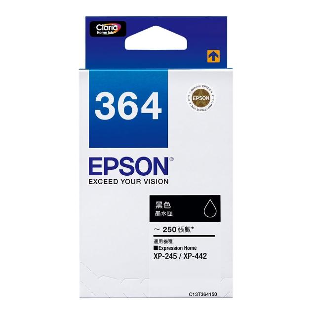 【EPSON】T364150  標準型黑色墨水匣(T364150)限時下殺