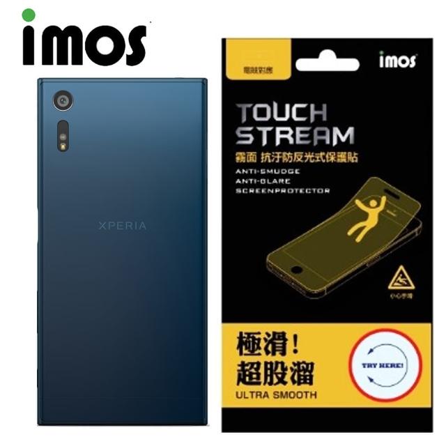 【iMOS Touch Stream】Sony Xperia XZ 電競 霧面 背面保護貼最新