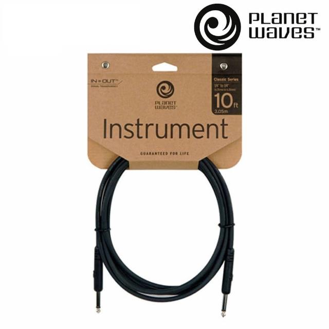 【PLANET WAVES】PWAC-PW-CGT-10 I-I 吉他經典樂器導線(約莫 3 公尺長 原廠公司貨)