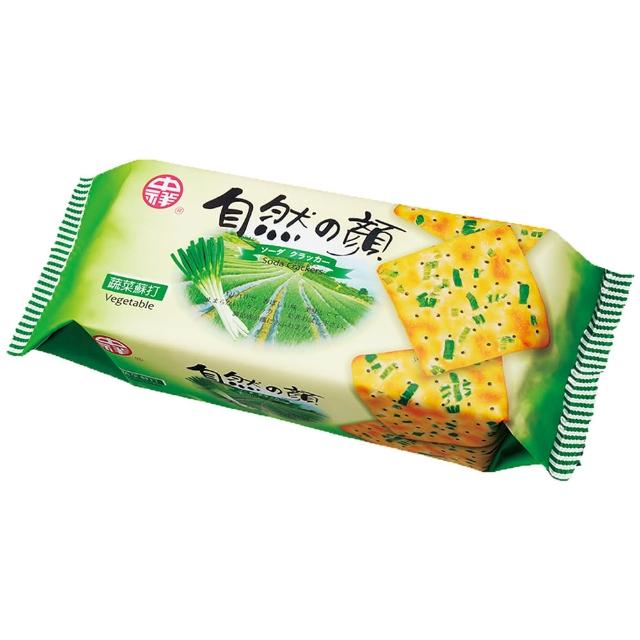 【中祥】自然之顏蔬菜蘇打餅乾140g