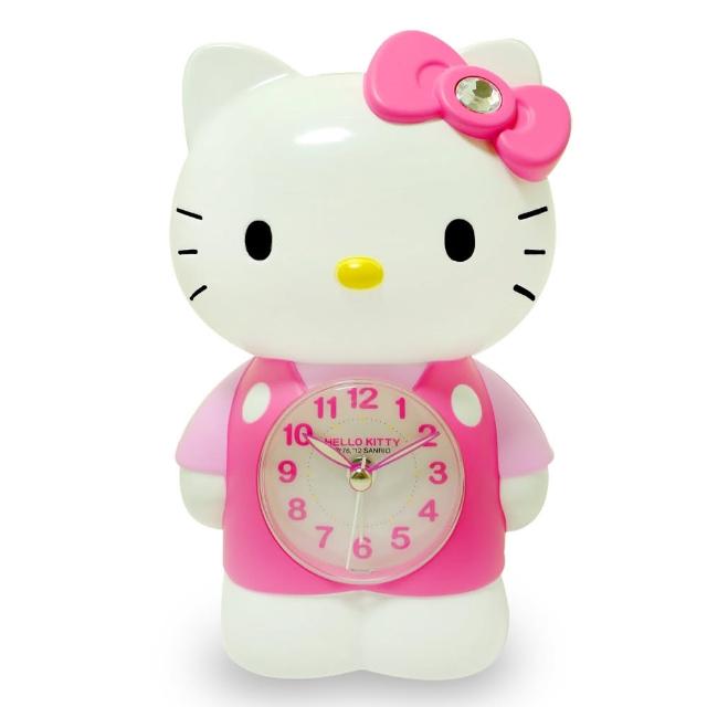 【Hello Kitty】立體公仔超靜音貪睡鬧鐘(JM-E899-KT)物超所值