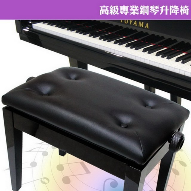 【美佳音樂】高級專業鋼琴升降椅-黑色(可調整高度/台灣製造)
