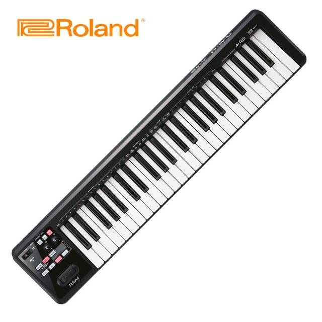 【ROLAND 樂蘭】A49 MIDI 49鍵主控鍵盤 黑色款(原廠公司貨 商品有保障)網路狂銷