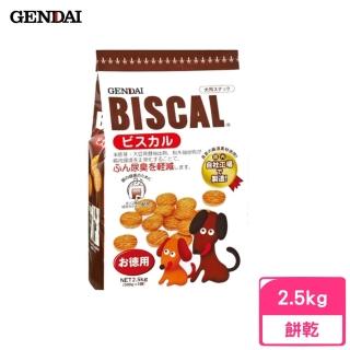 【GENDAI 現代】BISCAL必吃客除臭餅-犬用 2.5kg(500gX5袋)
