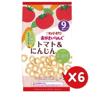 【日本KEWPIE】S-5寶寶果子圈圈-番茄胡蘿蔔(12gX6)