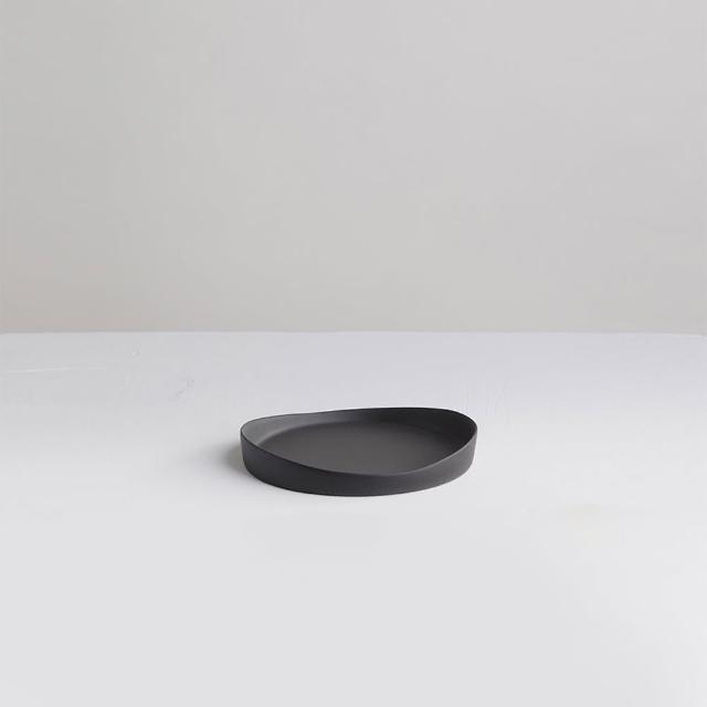 【3 co】水波系列圓形托盤- 黑(1號)熱銷產品