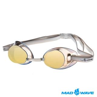 【俄羅斯MADWAVE】成人競技型電鍍泳鏡(RACER SW MIRROR)