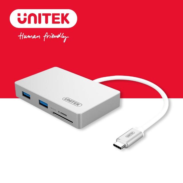 【UNITEK 優越者USB3.1Type-c轉USB3.0HUB+讀卡機】Y-9319評測