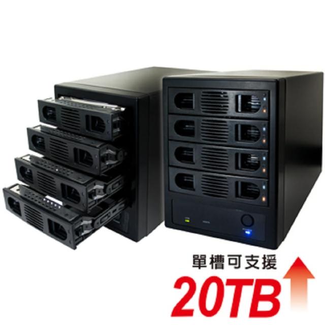 【伽利略】USB3.0 + eSATA 4-bay硬碟外接盒(35D-U3ES)最新