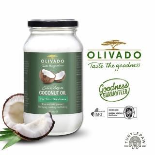 【OLIVADO】紐西蘭原裝進口特級冷壓初榨椰子油1瓶(375毫升)