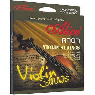 【美佳音樂】Alice A707 高級純銀纏線 小提琴琴弦組(鋼絲繩型)
