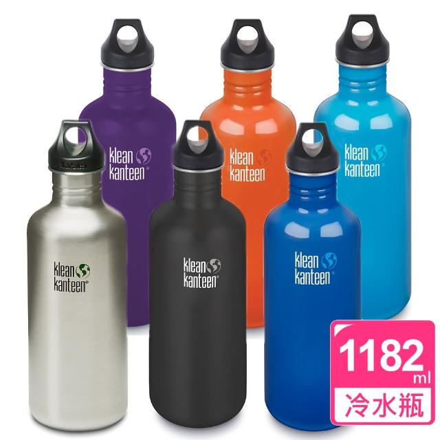 【美國Klean Kanteen】窄口經典不鏽鋼冷水瓶(1182ml)