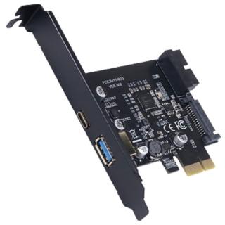 【伽利略】PCI-E USB3.0 1A 1C +前置19 PIN(PEU3SA)
