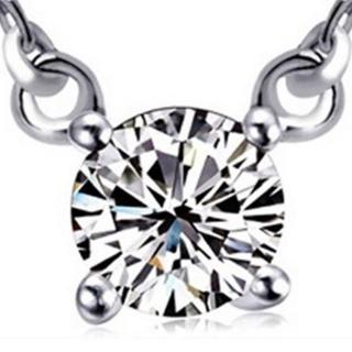 【米蘭精品】鑲鑽項鍊銀飾品(獨一無二八心八箭造型美艷百搭母親節生日情人節禮物73y52)