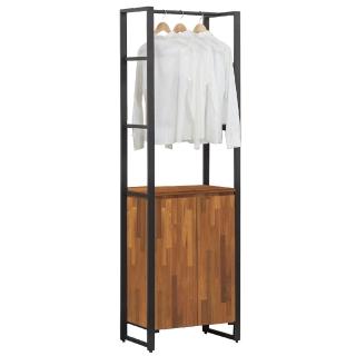 【AT HOME】韋伯2.3尺雙門單吊衣櫃