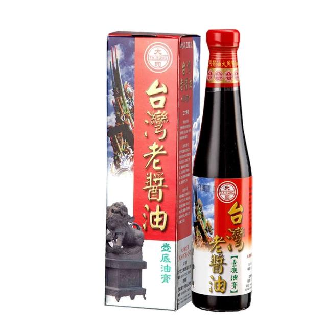 【西螺大同醬油】台灣老醬油壼底油膏 420ml/瓶(手工粹釀180天)