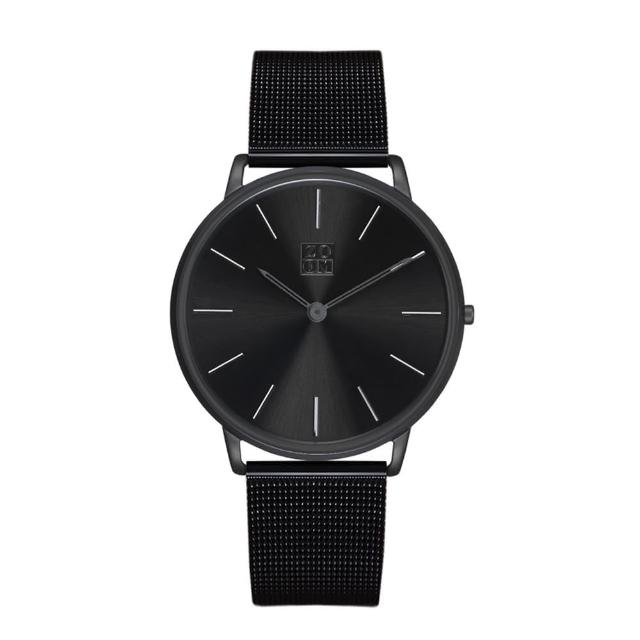 【ZOOM】THIN 極簡超薄米蘭腕錶(黑 /42mm)