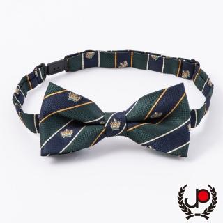 【極品西服】高雅紳士百變造型領結_綠底藍提-領結(YC5009)