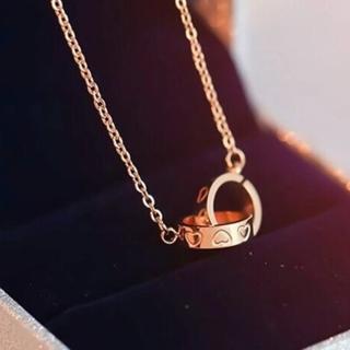 【米蘭精品】玫瑰金腳鍊流行飾品(時尚雙環精選母親節生日情人節禮物71ak52)