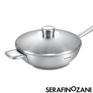 【SERAFINO ZANI 尚尼】IHC恆溫長柄中式不鏽鋼炒鍋(32cm)