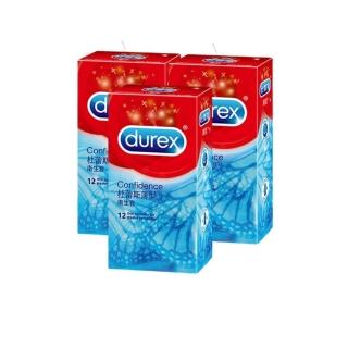 【Durex杜蕾斯】薄型 保險套 12入裝x3盒