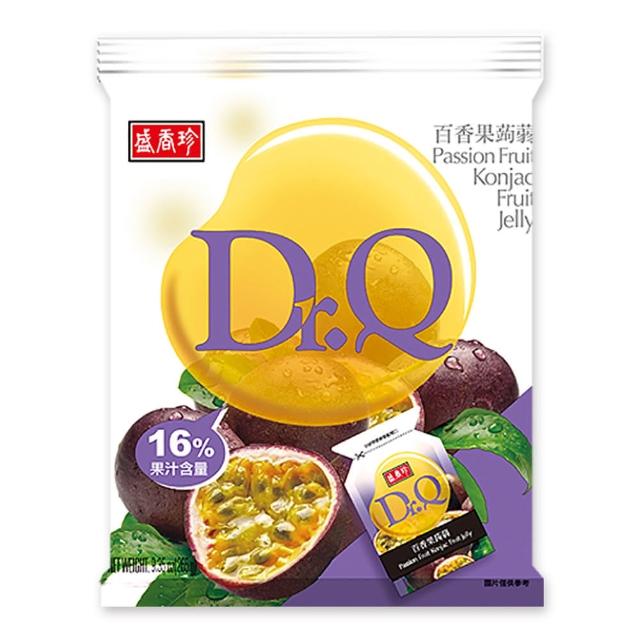 【盛香珍】Dr.Q蒟蒻265gX4包組(葡萄/草莓/芒果/百香果/荔枝-5種口味可選)中元普渡/拜拜/澎派
