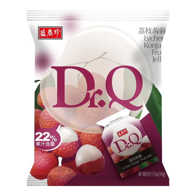 【盛香珍】Dr.Q蒟蒻265gX4包組(葡萄/草莓/芒果/百香果/荔枝-5種口味可選)中元普渡/拜拜/澎派