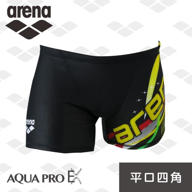 【arena 春夏新款 限量】男士 訓練款 平口四角 泳褲  高彈 舒適 耐穿 抗氧化 Aqua Pro Ex系列(TSS7122MA)