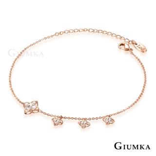 【GIUMKA】生命之花腳鍊 精鍍玫瑰金 甜美淑女 ML06006-2(玫瑰金)