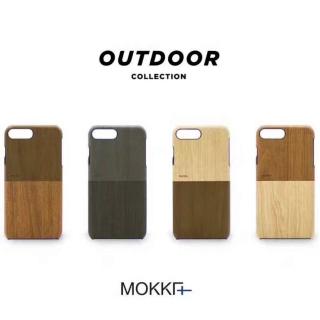【Mokka】IPhone 7 4.7 時尚木紋手工拼接手機殼(手工背蓋 皮背蓋)