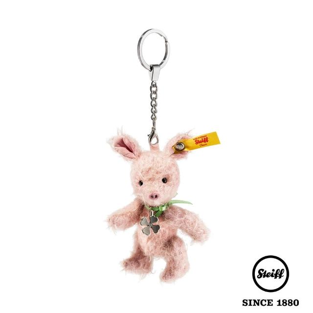 【STEIFF德國金耳釦泰迪熊】Pendant Tiny Pig 小豬(羊毛吊飾)