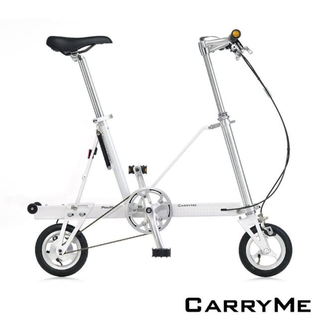 【CarryMe】SD 8吋單速鋁合金折疊車-珍珠白