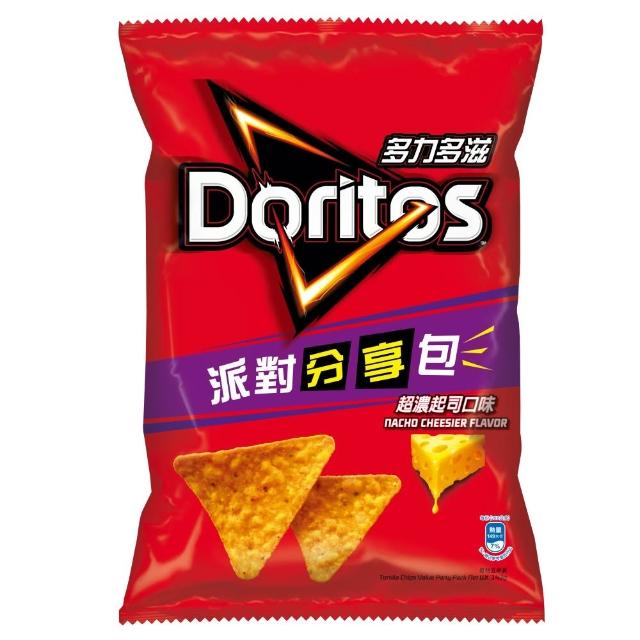 【多力多滋】多力多滋派對分享包系列143gX2包(超濃起司口味/黃金起司口味)